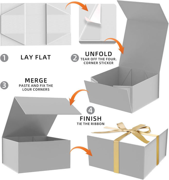 Caja de regalo con tapa de cierre magnético - Quierox - Tienda Online