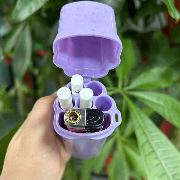 Caja para guardar cigarrillos y encendedor (1 unidad), resistente a la humedad y a la presión - Quierox - Tienda Online