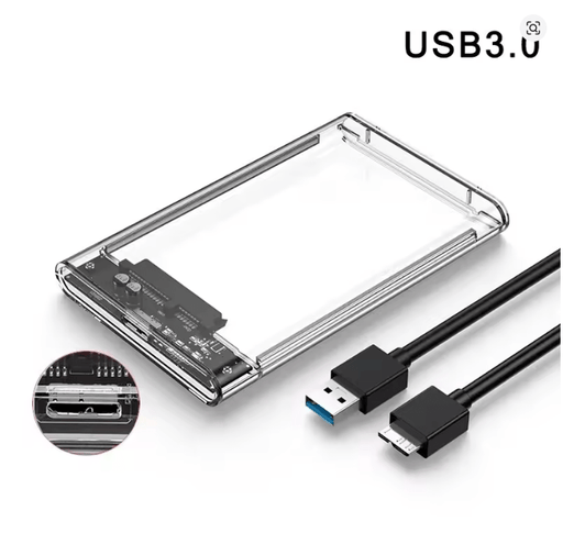 Cajas de disco duro USB 3,0 a SATA III caja de disco duro 2,5 pulgadas HDD SSD carcasa externa - Quierox - Tienda Online