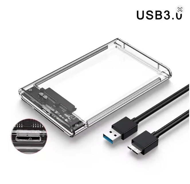 Cajas de disco duro USB 3,0 a SATA III caja de disco duro 2,5 pulgadas HDD SSD carcasa externa - Quierox - Tienda Online