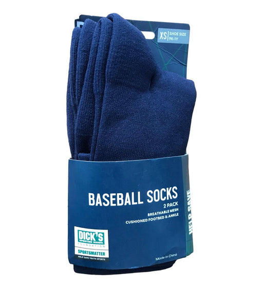 Calcetines de equipo de béisbol, para hombre, paquete azul de 2 - Quierox - Tienda Online