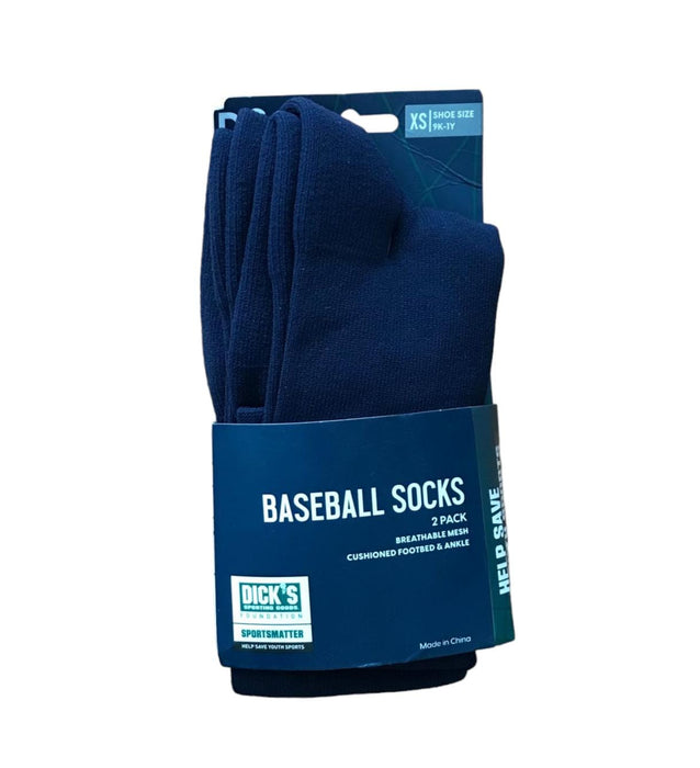 Calcetines de equipo de béisbol, para hombre, paquete azul de 2 - Quierox - Tienda Online