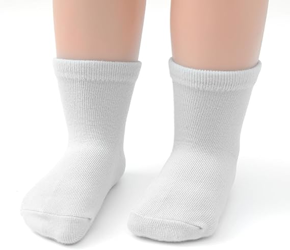 Calcetines tobilleros antideslizantes para bebé, paquete de 12 para niños y niñas - Quierox - Tienda Online