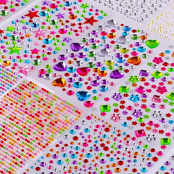 Calcomanías de gemas, 3005 calcomanías de diamantes de imitación - Quierox - Tienda Online