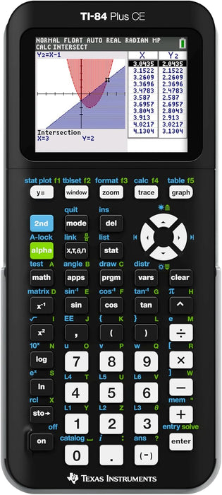 Calculadora gráfica TI84PLSCEBLUBRY de Texas Instruments, Negro - Quierox - Tienda Online
