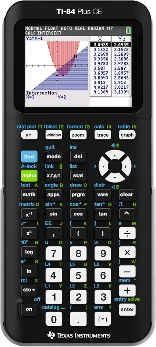 Calculadora gráfica TI84PLSCEBLUBRY de Texas Instruments, Negro - Quierox - Tienda Online