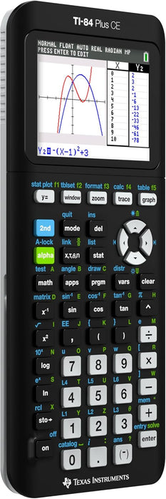 Calculadora gráfica TI84PLSCEBLUBRY de Texas Instruments, Negro - Quierox - Tienda Online