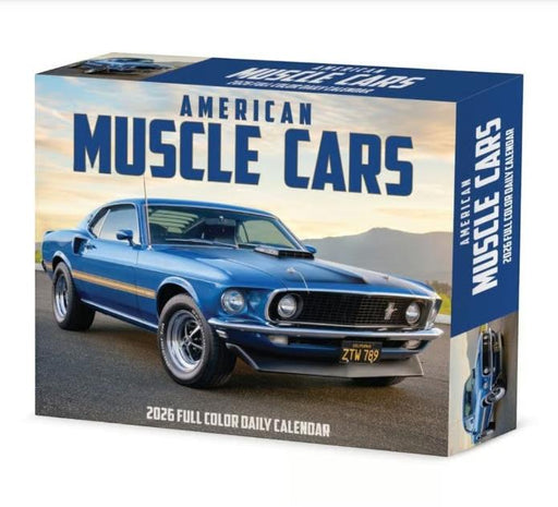 Calendario de escritorio de American Muscle Cars 2026 - Quierox - Tienda Online