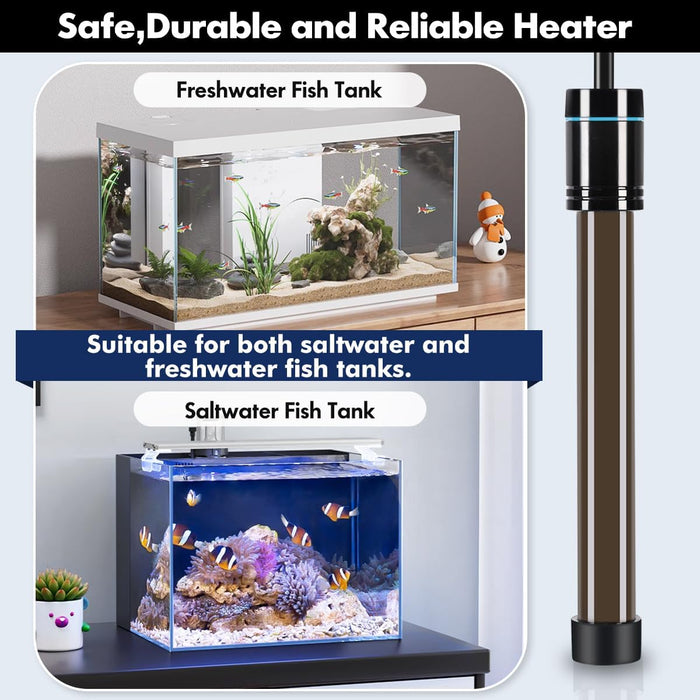 Calentador de acuario sumergible de 300 W - Quierox - Tienda Online