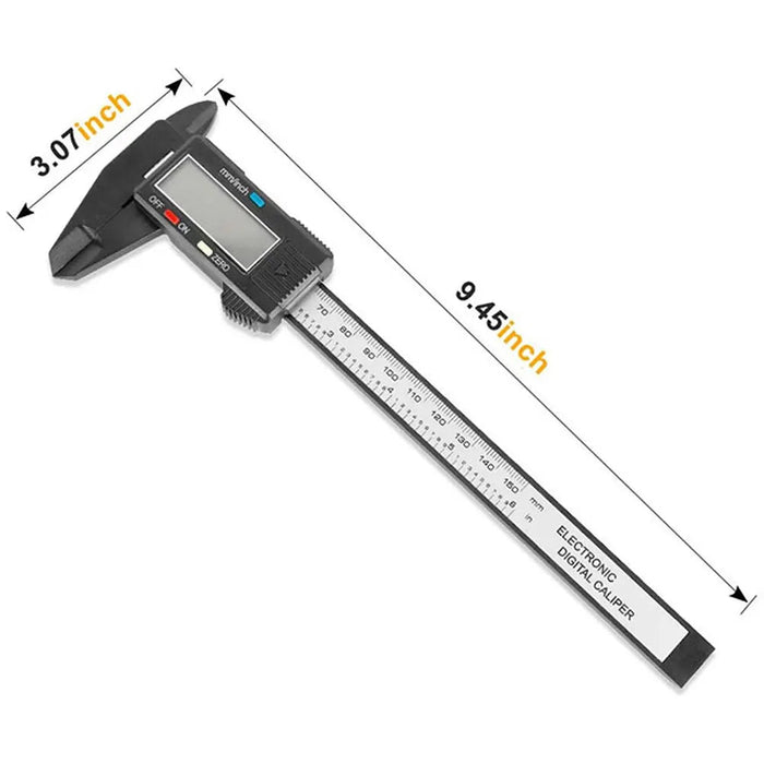Calibrador Digital electrónico de 150mm y 100mm, calibrador Vernier con esfera de fibra de carbono, micrómetro, herramienta de medición - Quierox - Tienda Online