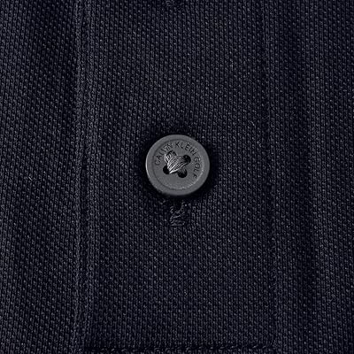 Calvin Klein Hombre Campus 3 Botón Ribbed Collar Golf Polo - Quierox - Tienda Online