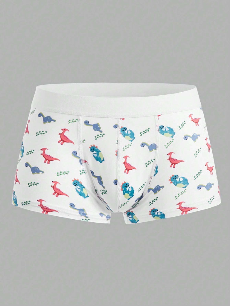 Calzoncillos tipo bóxer con dibujos animados para hombre Happy