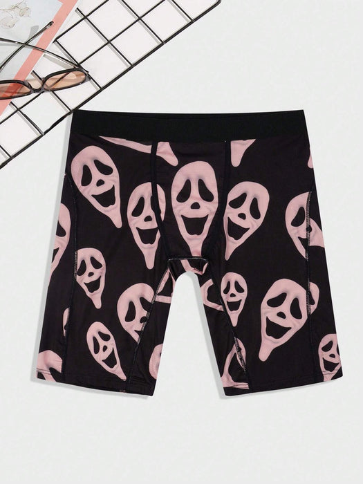 Calzoncillos tipo bóxer con estampado de fantasmas para hombres - Quierox - Tienda Online