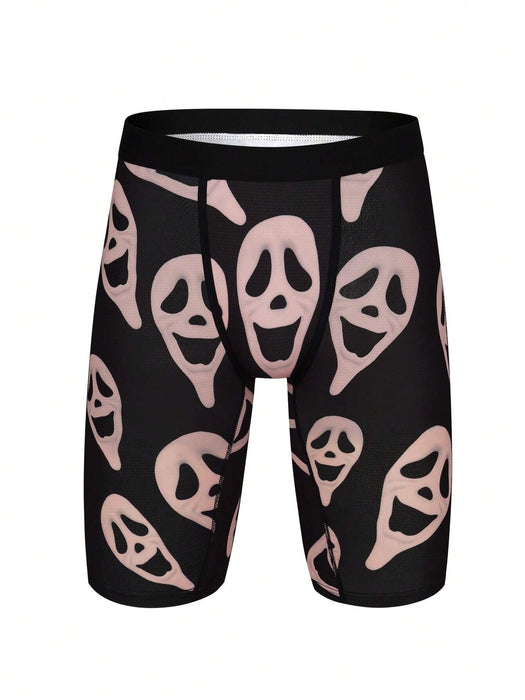 Calzoncillos tipo bóxer con estampado de fantasmas para hombres - Quierox - Tienda Online