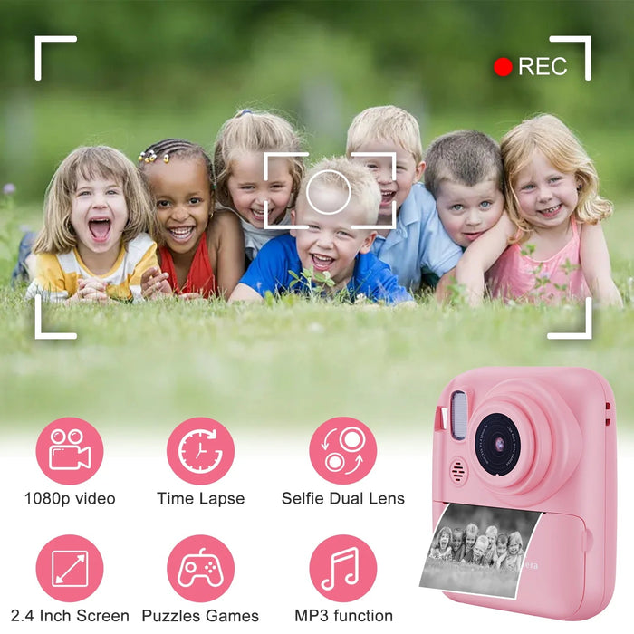 Cámara de impresión instantánea para niños - Quierox - Tienda Online