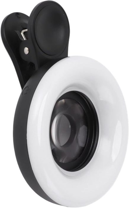 Cámara de teléfono 15X lente macro con mini clip de luz, fotografía grabación de video - Quierox - Tienda Online