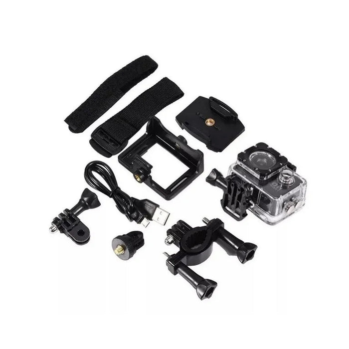 Camara Deportiva 4k Hd Wifi Control Sumergible Tipo Go Pro - Quierox - Tienda Online