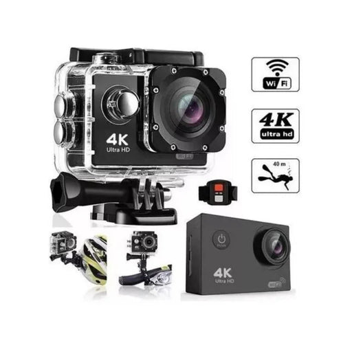 Camara Deportiva 4k Hd Wifi Control Sumergible Tipo Go Pro - Quierox - Tienda Online
