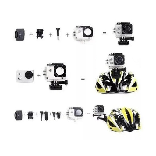 Camara Deportiva 4k Hd Wifi Control Sumergible Tipo Go Pro - Quierox - Tienda Online