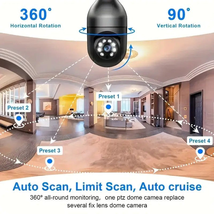 Cámaras de seguridad inalámbricas OURLIFE con seguimiento automático, visión nocturna - Quierox - Tienda Online