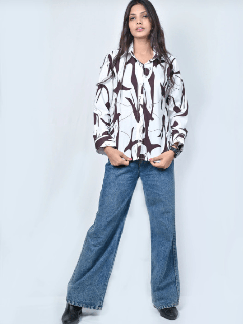 Camisa casual moderna estampada para mujer - Quierox - Tienda Online