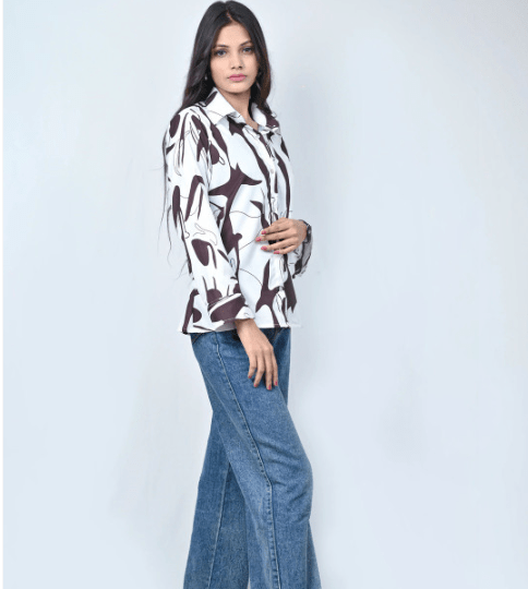 Camisa casual moderna estampada para mujer - Quierox - Tienda Online