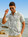 Camisa hawaiana para hombre de manga corta con botones - Quierox - Tienda Online