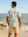 Camisa hawaiana para hombre de manga corta con botones - Quierox - Tienda Online