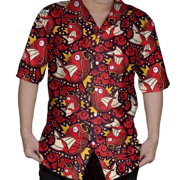 Camisa hawaiana y pantalones cortos de Magikarp Pokémon - Quierox - Tienda Online