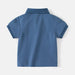 Camisa polo de piqué de manga corta para niños pequeños con botones impresos - Quierox - Tienda Online