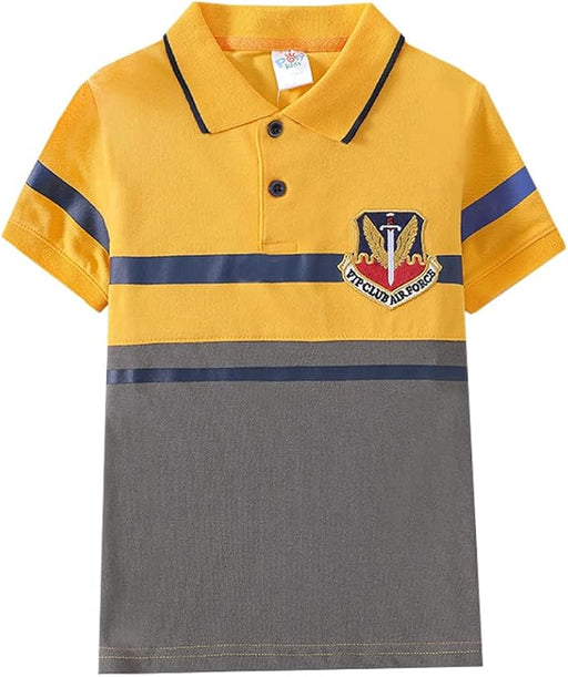 Camisa polo de piqué de manga corta para niños pequeños, uniforme escolar. - Quierox - Tienda Online