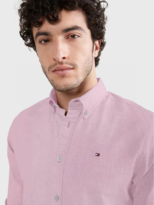 Camisa Tommy Stretch Og Oxford de manga larga para hombre - Quierox - Tienda Online