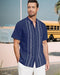 Camisas de guayabera cubana para hombre, manga corta, casual, con botones, para playa - Quierox - Tienda Online
