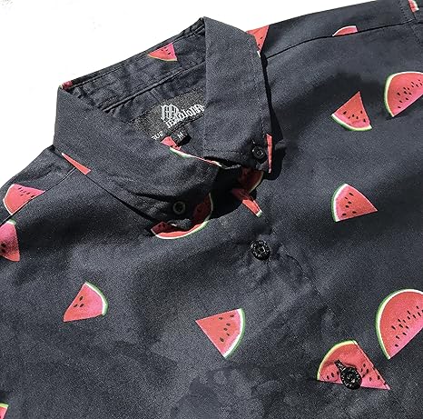 Camisas hawaianas de manga corta ajustadas con botones - Quierox - Tienda Online