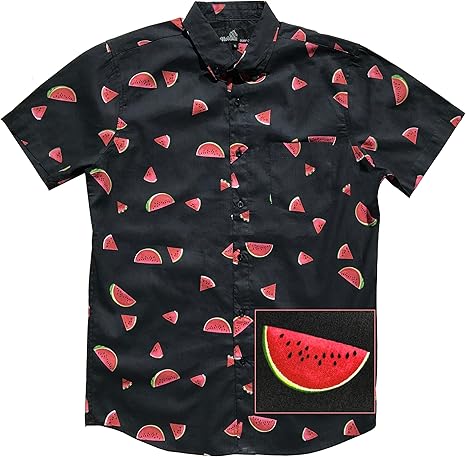 Camisas hawaianas de manga corta ajustadas con botones - Quierox - Tienda Online