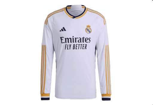 Camiseta auténtica de local adidas del Real Madrid de manga larga - Quierox - Tienda Online