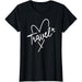 Camiseta con estampado de letras para mujer, uso diario - Quierox - Tienda Online