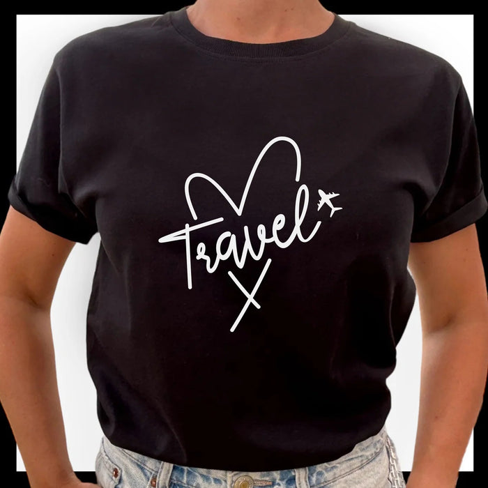 Camiseta con estampado de letras para mujer, uso diario - Quierox - Tienda Online