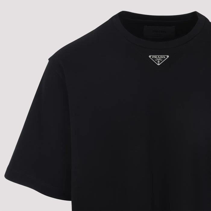 Camiseta de algodón con logotipo triangular - Quierox - Tienda Online