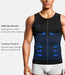 Camiseta de compresión para hombre, chaleco moldeador de cuerpo, sin mangas - Quierox - Tienda Online
