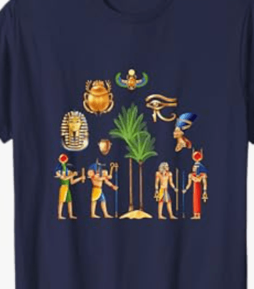 Camiseta de hombre estampado de Antigua Egipto - Quierox - Tienda Online
