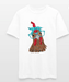 Camiseta de hombre gildan, estampado de Pollo con diadema de bandana y gafas lindo - Quierox - Tienda Online