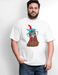 Camiseta de hombre gildan, estampado de Pollo con diadema de bandana y gafas lindo - Quierox - Tienda Online