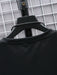 Camiseta de manga corta casual para hombres con estampado de letras de ajedrez - Quierox - Tienda Online