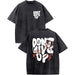 Camiseta de manga corta con estampado de letras para hombres - Quierox - Tienda Online