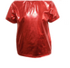 Camiseta de manga corta metálica brillante de niños para fiestas - Quierox - Tienda Online