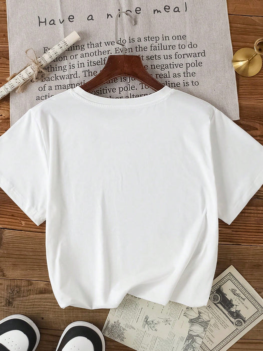 Camiseta de mujer con estampado de panda adorable: prenda cómoda e informal - Quierox - Tienda Online
