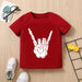Camiseta de verano de manga corta para bebés niño con estampado de 'Esqueleto - Quierox - Tienda Online