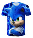 Camiseta Infantil Sonic Exclusivo de Manga Corta - Quierox - Tienda Online
