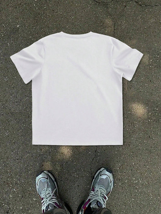 Camiseta informal de manga corta y estampado gráfico para niña - Quierox - Tienda Online